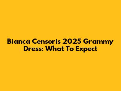 Bianca Censori's 2025 Grammy Dress: What To Expect