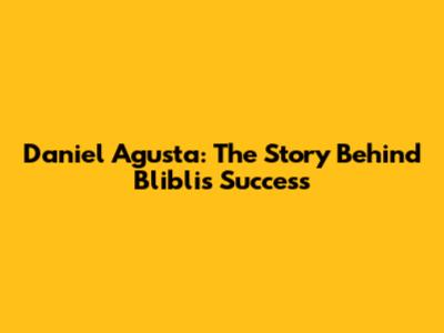 Daniel Agusta: The Story Behind Blibli's Success