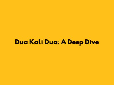 Dua Kali Dua: A Deep Dive