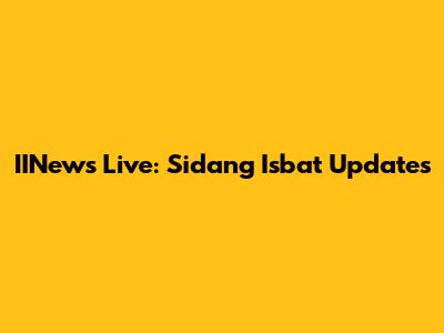 IINews Live: Sidang Isbat Updates