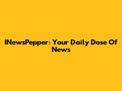 INewsPepper: Your Daily Dose Of News