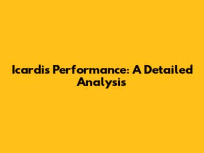 Icardi's Performance: A Detailed Analysis