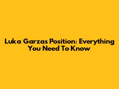 Luka Garza's Position: Everything You Need To Know