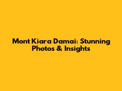 Mont Kiara Damai: Stunning Photos & Insights