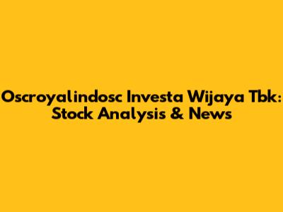 Oscroyalindosc Investa Wijaya Tbk: Stock Analysis & News