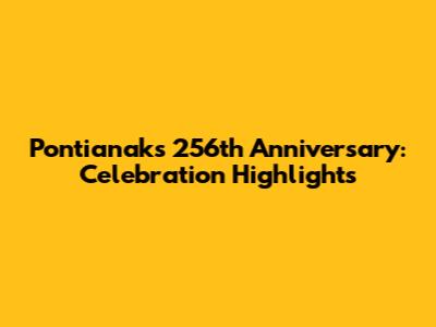 Pontianak's 256th Anniversary: Celebration Highlights