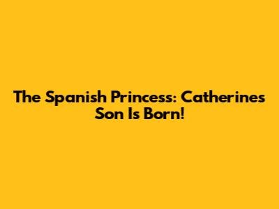The Spanish Princess: Catherine's Son Is Born!