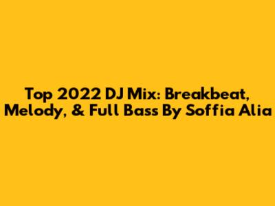 Top 2022 DJ Mix: Breakbeat, Melody, & Full Bass By Soffia Alia