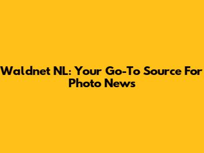 Waldnet NL: Your Go-To Source For Photo News